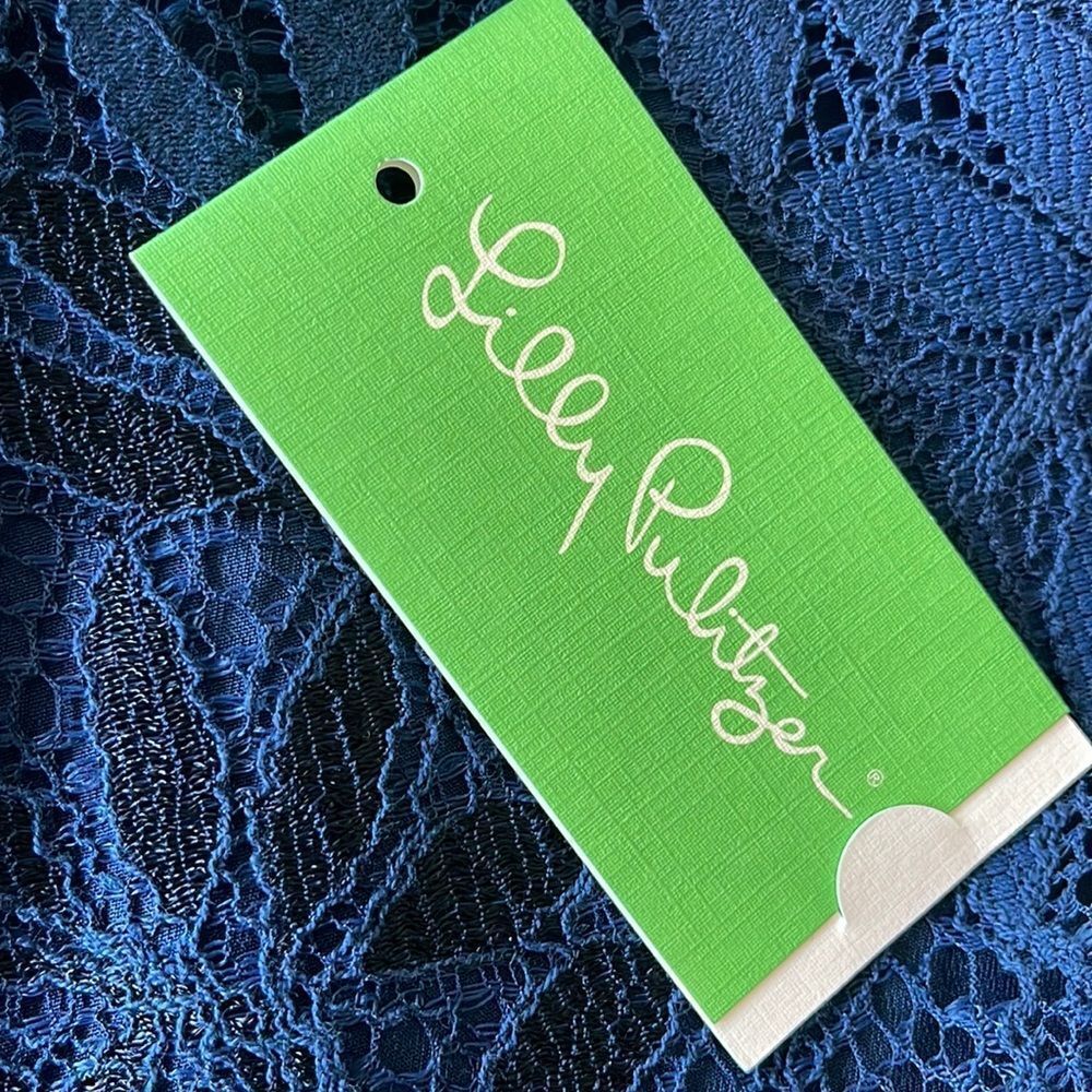 Lilly Pulitzer Jackelin Romper Navy Lace size 2 - Picture 10 of 10